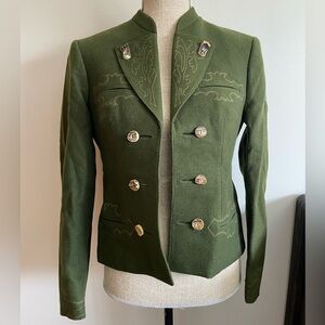 TYROLER LODEN- "Trachten" wool Janker jacket, size 42